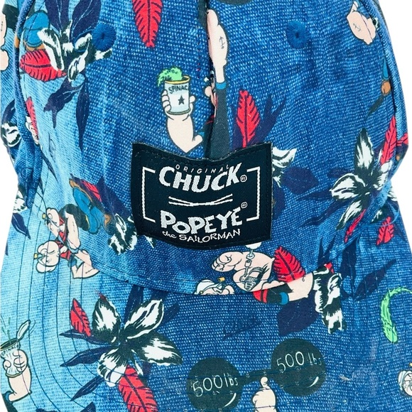 “Popeye Sailor Man x Chuck Original 2018 Snapback Trucker Hat Limited Edition” - Picture 2 of 6
